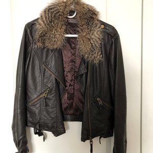 Buffalo Faux Leather Moto Coat
